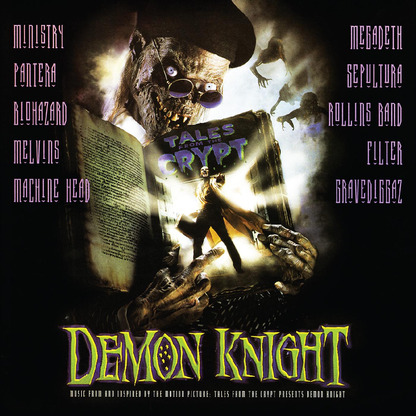 Tales From The Crypt Presents Demon Knight Original Motion Picture Soundtrack Blue White Cryptkeeper Halloween Splatter Vinyl LP