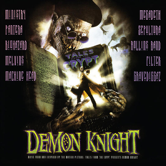 Tales From The Crypt Presents Demon Knight Original Motion Picture Soundtrack Blue White Cryptkeeper Halloween Splatter Vinyl LP
