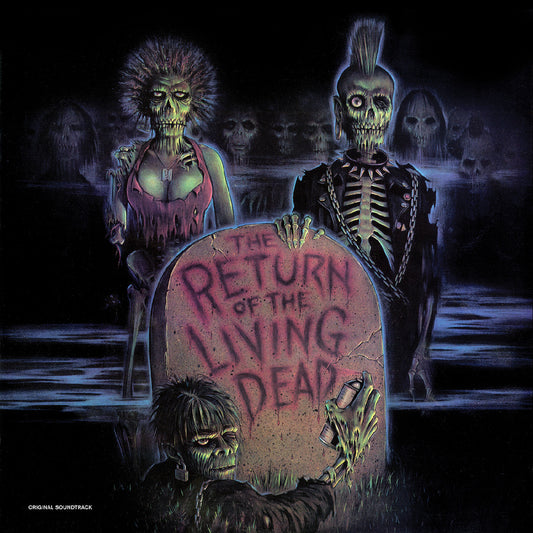 The Return of the Living Dead Original Soundtrack Radioactive Green with Brown Tarman Splatter Vinyl LP