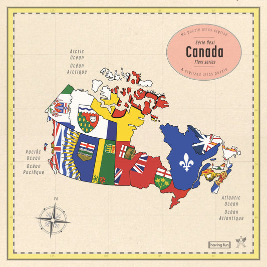 Map of Canada Puzzle Series Box Set