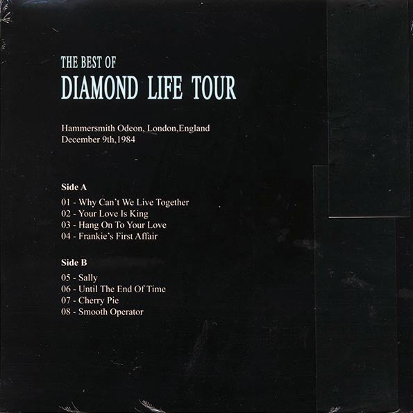 Sade - Live In London: The Best Of Diamond Life Tour back cover