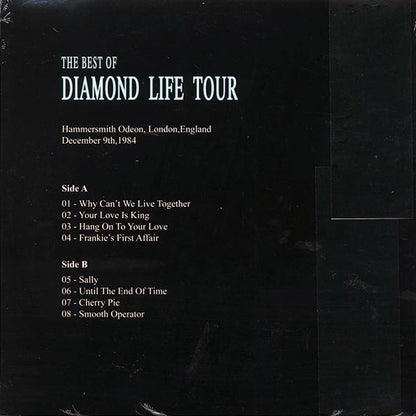 Sade - Live In London: The Best Of Diamond Life Tour back cover