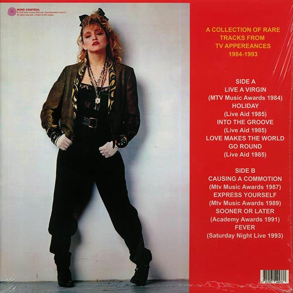Madonna - Get Up On Your Feet [LP] back cover