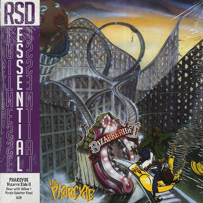 The Pharcyde – Bizarre Ride II The Pharcyde [RSD 2023 Clear/Yellow/Purple Splatter 2LP + OBI] cover artwork
