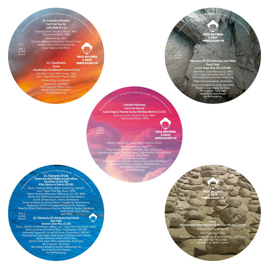 Various Artists - Vega Records 5 Pack Unreleased VII [5x12"] — cover artwork