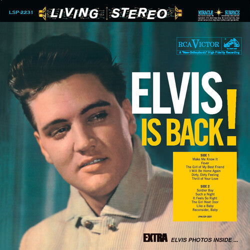 Elvis Is Back [LP Audiophile Vinyl Reissue Import]