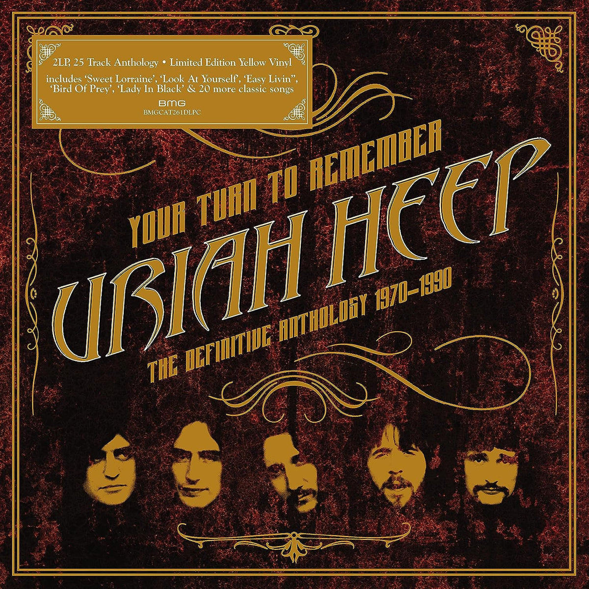 Uriah Heep – Your Turn to Remember: The Definitive Anthology 1970–1990 cover artwork
