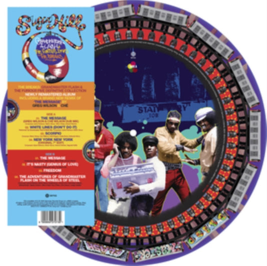 Grandmaster Flash & The Furious Five - The Breaks: Definitive Collection [Zoetrope Vinyl] — cover artwork
