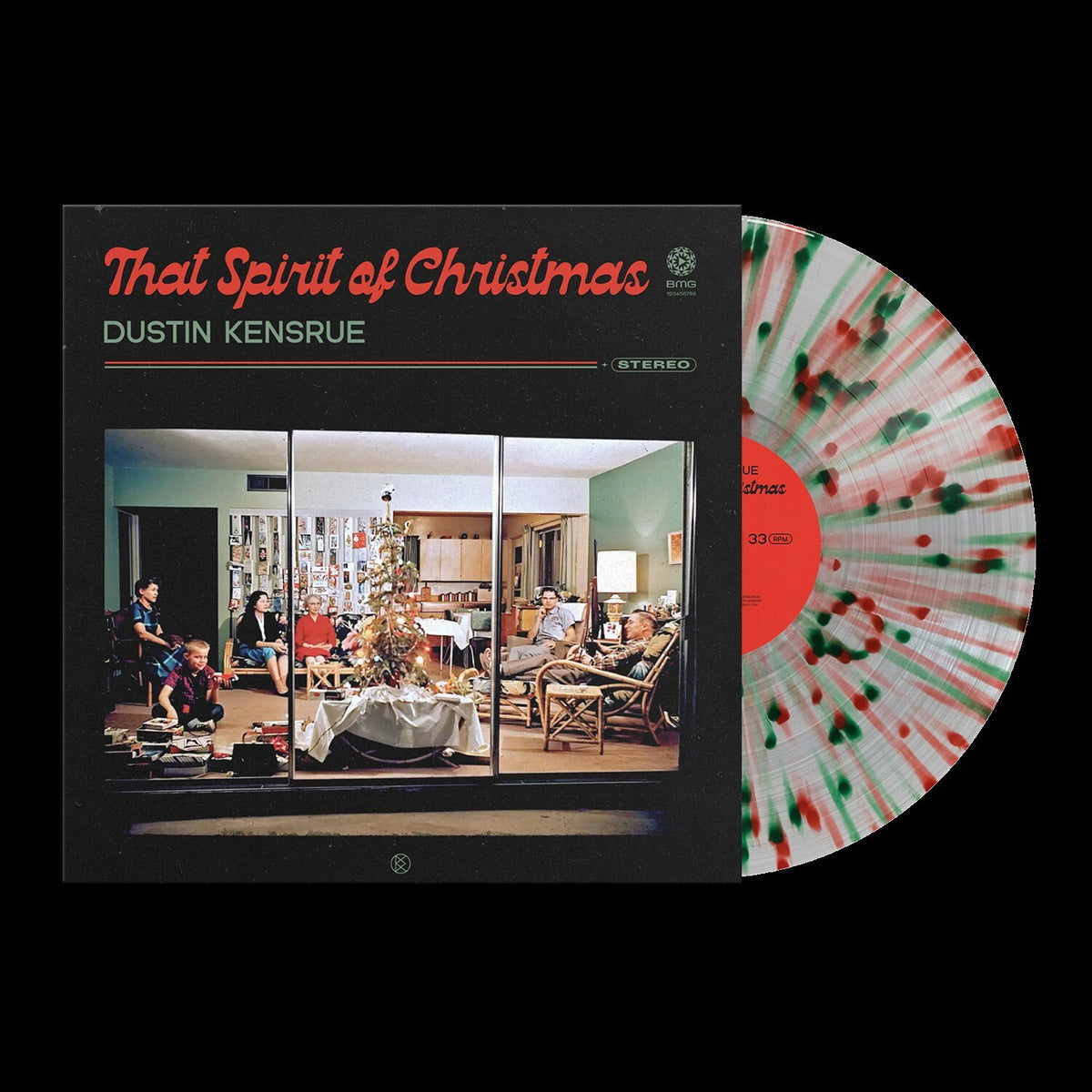 Dustin Kensrue (Thrice frontman) - That Spirit Of Christmas [2LP Clear/Red/Green Splatter Vinyl]