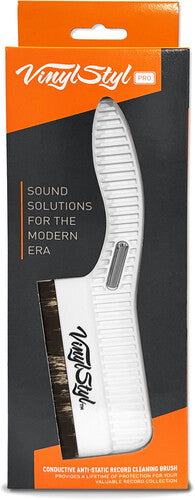 Vinyl Styl® — Premium Conductive Anti-Static Record Cleaning Brush (White), product image 1