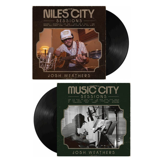 Josh Weathers – Niles City Sessions / Music City Sessions [LP] cover artwork