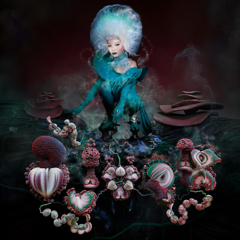 Björk – Fossora [Silver 2LP] cover artwork