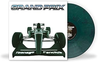 Teenage Fanclub — Grand Prix [Green/Black Marble LP] — record and packaging
