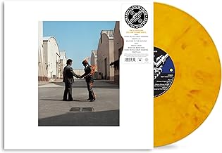 Pink Floyd — Wish You Were Here [Yellow Flame LP] — record and packaging