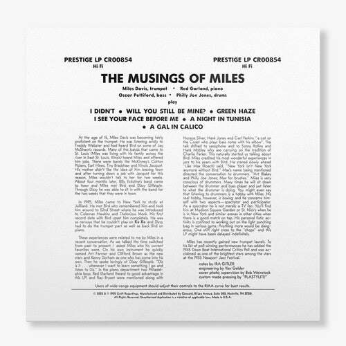 The Musings Of Miles [LP 180 Gram Original Jazz Classics Series]