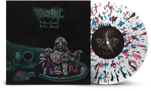 Broken Sword Rotten Shield [10''] (White With Black Oxblood & Sea Blue Splatter Vinyl)