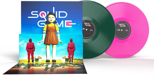 Squid Game (Soundtrack) [Pop-Up 2LP Green & Pink Colored 180 Gram Audiophile Vinyl]