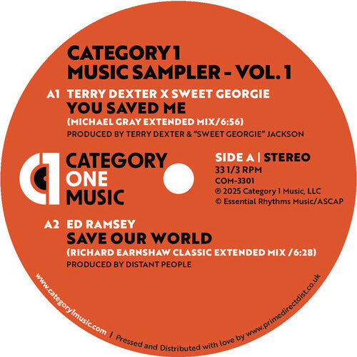 Category 1 Music Sampler Vol. 1 [12" Vinyl]