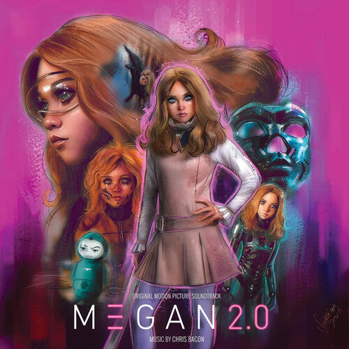 M3Gan 2.0 (Soundtrack) [LP] (Translucent Pink & White With Purple Splatter Vinyl First Time On Vinyl Art Print)
