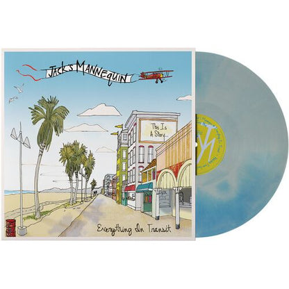 Jack's Mannequin — Everything in Transit [20th Anniversary Blue Galaxy LP] — album artwork