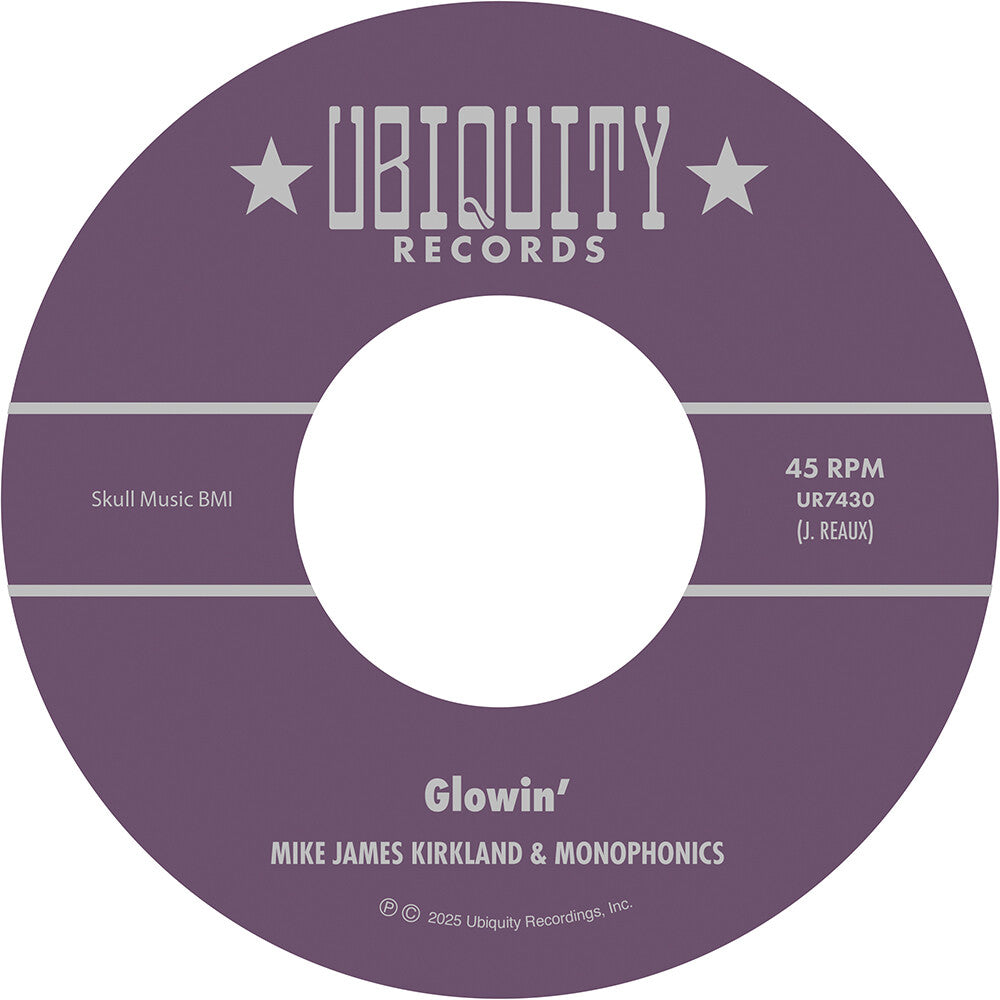 Mike James Kirkland & Monophonics - Glowin' [7"] — cover artwork