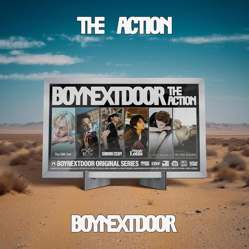 Boynextdoor 5th Ep (The Action) (Frame Version) [CD] (Box Stand Photocard CD Envelope Specific To Each Member Mini 3" CD Accordion Book)