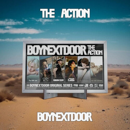 Boynextdoor 5th Ep (The Action) (Frame Version) [CD] (Box Stand Photocard CD Envelope Specific To Each Member Mini 3" CD Accordion Book)