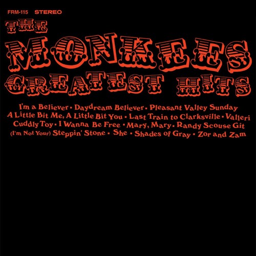 The Monkees Greatest Hits [LP] (Sunspot Orange Hand Poured Effect Vinyl)