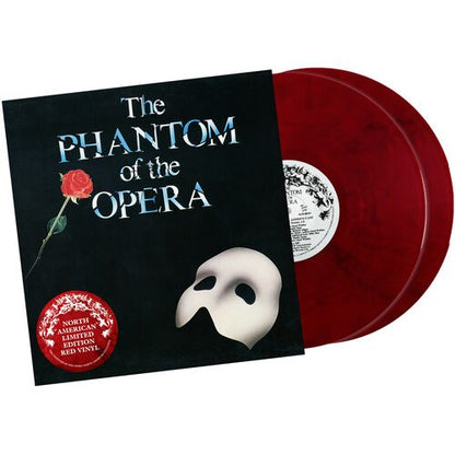 Various Artists — The Phantom of the Opera: Original Cast Recording [Red 2LP]; artwork and packaging