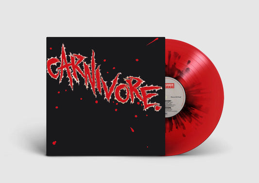 Carnivore — Carnivore [Red & Black Splatter LP] — cover and edition packaging