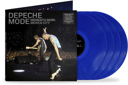 Depeche Mode — Memento Mori: Mexico City [Blue 4LP] — product and packaging