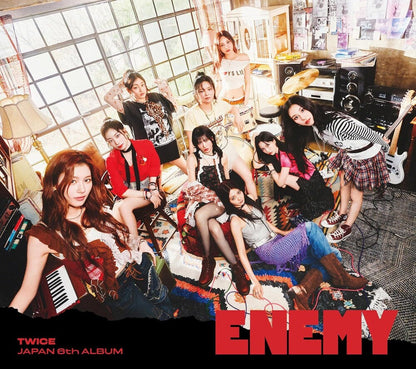 TWICE — Enemy [Limited A CD + DVD] — sleeve and disc packaging