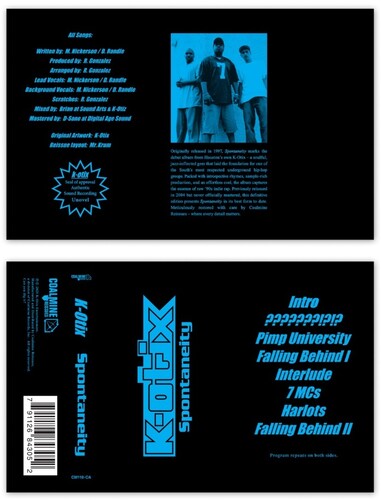 Spontaneity [Cassette] (Light Blue Shell)