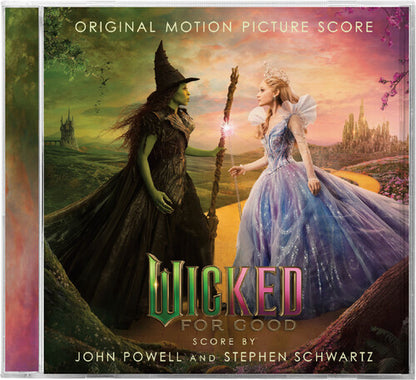 John Powell & Stephen Schwartz — Wicked: For Good — Original Motion Picture Score [2CD]; artwork and packaging