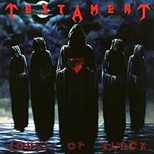 Testament — Souls of Black [Red & Black Splatter LP]; artwork and packaging