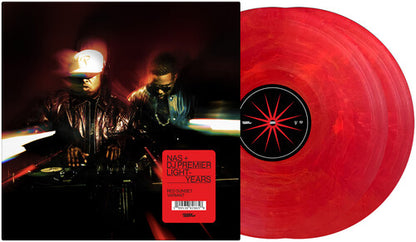 Nas & DJ Premier — Light-Years [Sunset Red 2LP] — album artwork