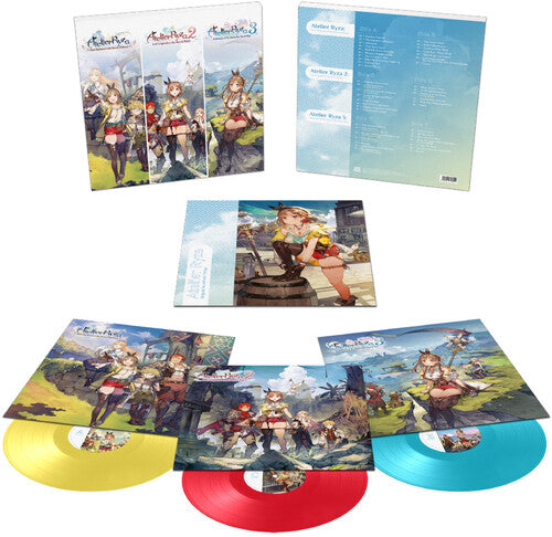 Atelier Ryza Trilogy (Soundtrack) [LP] (Lemon Red & Light Blue Colored Vinyl)
