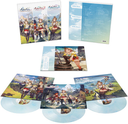 Various Artists – Atelier Ryza Trilogy [Clear Sky Blue Marble 3LP] – album cover and packaging