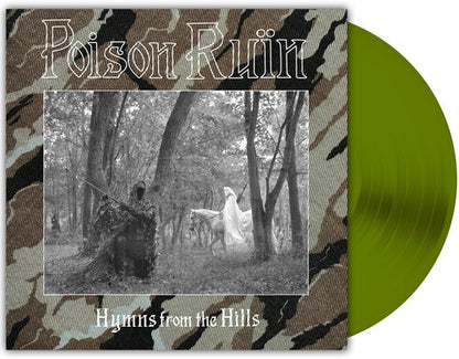 Poison Ruïn – Hymns from the Hills [Olive Green LP] – album cover and packaging