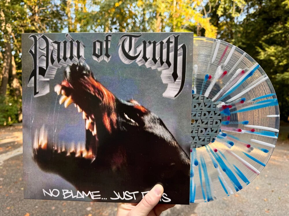 Pain of Truth – No Blame... Just Facts [Red & Blue Splatter 12-inch EP] – album artwork