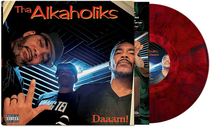 Tha Alkaholiks — Daaam! [Red Marble Vinyl] — cover and product artwork