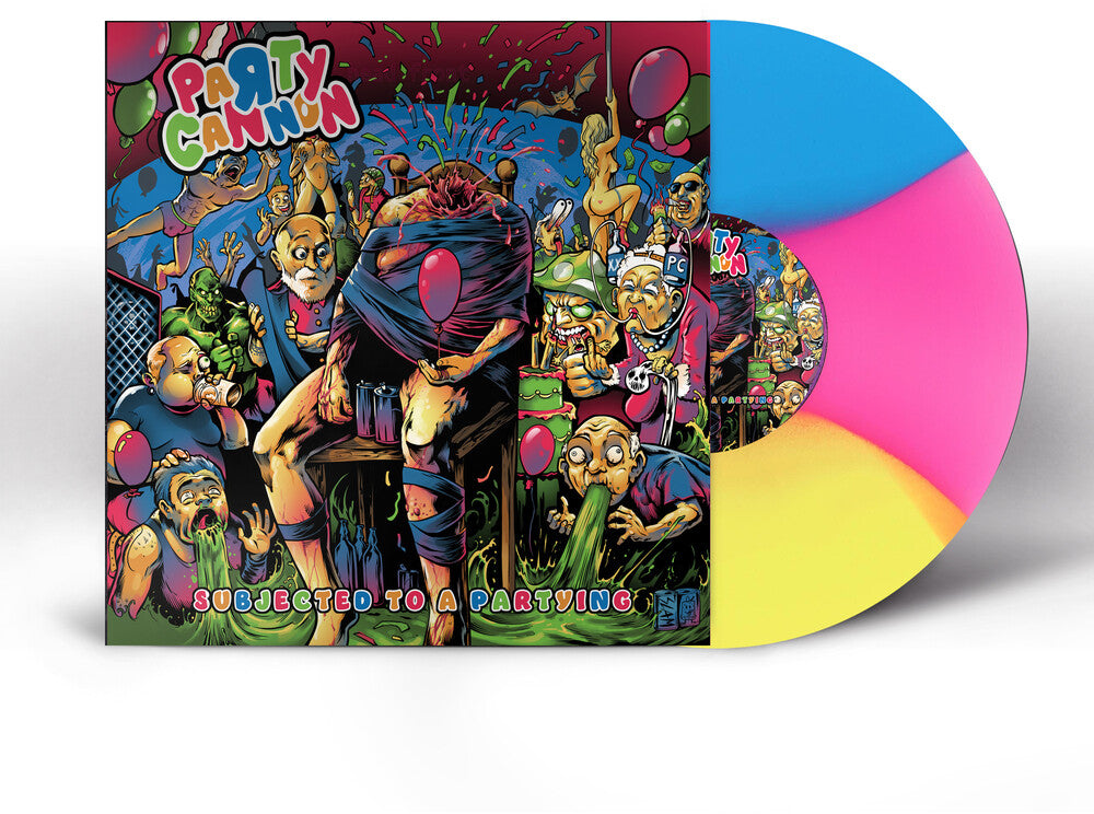 Party Cannon — Subjected to a Partying [12-inch EP] — cover and product artwork
