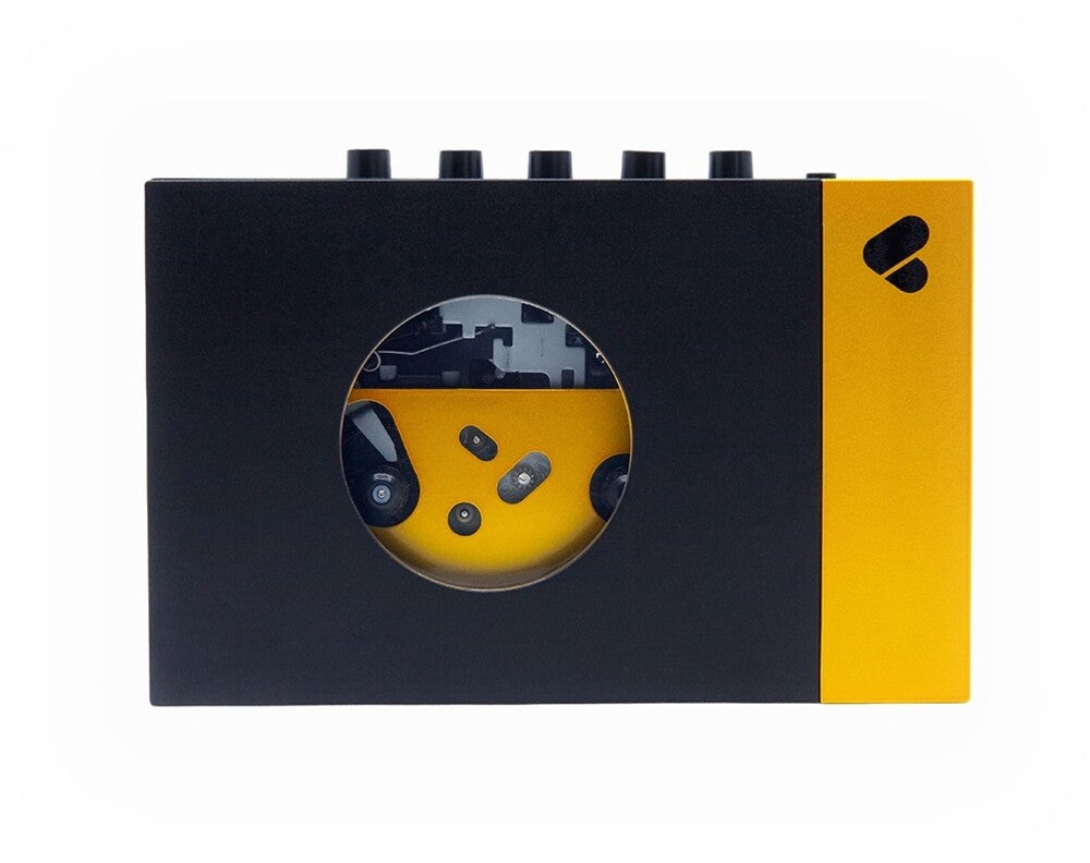 We Are Rewind WE-001 Bluetooth Cassette Player & Recorder - Amy - Black & Yellow
