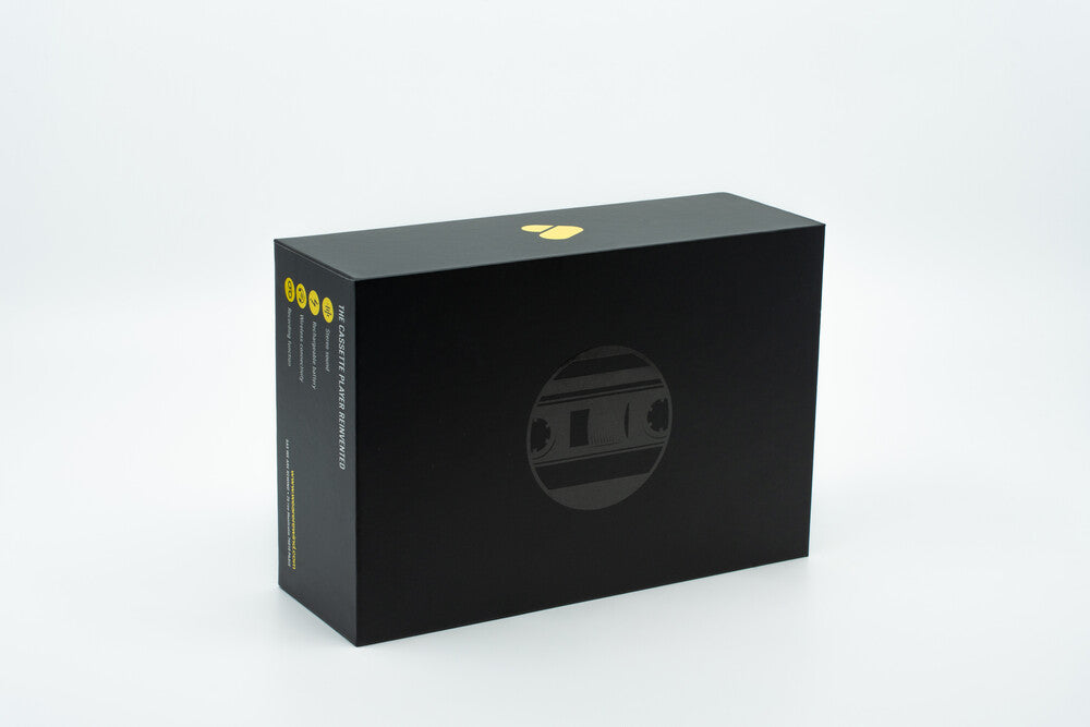 We Are Rewind WE-001 Bluetooth Cassette Player & Recorder - Amy - Black & Yellow