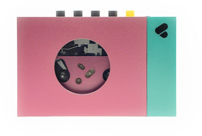 We Are Rewind WE-001 Bluetooth Cassette Player & Recorder - Edith - Rose & Teal