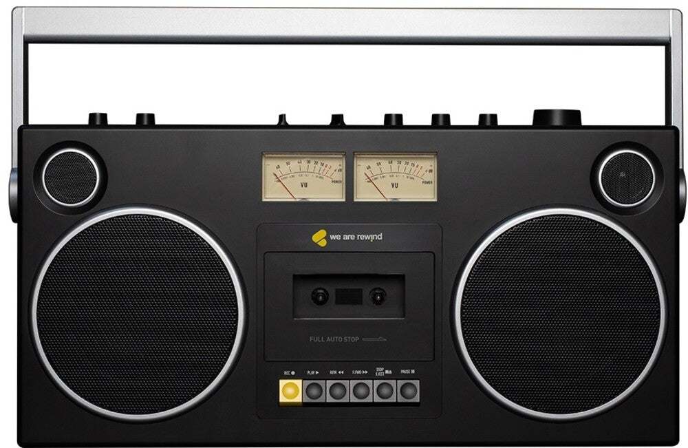 We Are Rewind GB-001 Curtis Bluetooth Boombox Cassette Player & Recorder