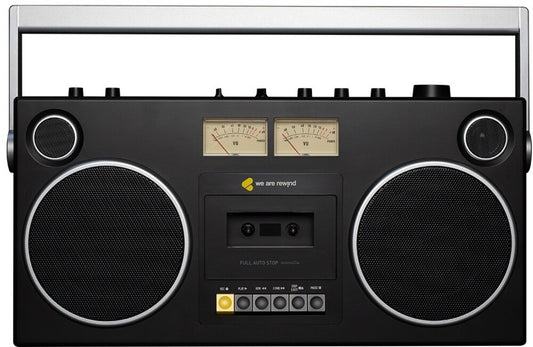 We Are Rewind GB-001 Curtis Bluetooth Boombox Cassette Player & Recorder