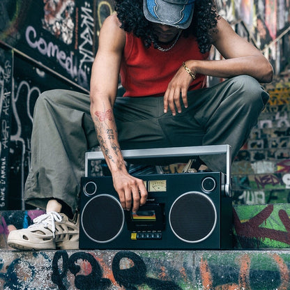 We Are Rewind GB-001 Curtis Bluetooth Boombox Cassette Player & Recorder
