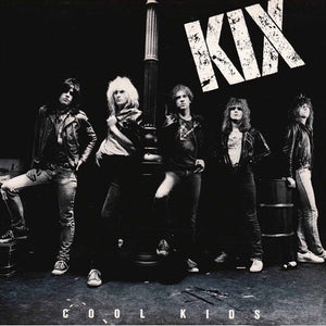Album cover for Kix - Cool Kids on clear gold vinyl lp
