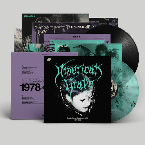 American Grave: Gothic Punk & Death Rock USA [2LP Splintered Tomb Vinyl]